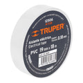 ELECINTRUM33B M33B Cinta de aislar de 18 m x 19 mm blanca