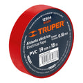 ELECINTRUM33R M33R Cinta de aislar de 18 m x 19 mm roja