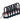 Candado de nylon negro arco nylon 1.5", llaves diferentes (6 piezas) | 123356 | Brady
