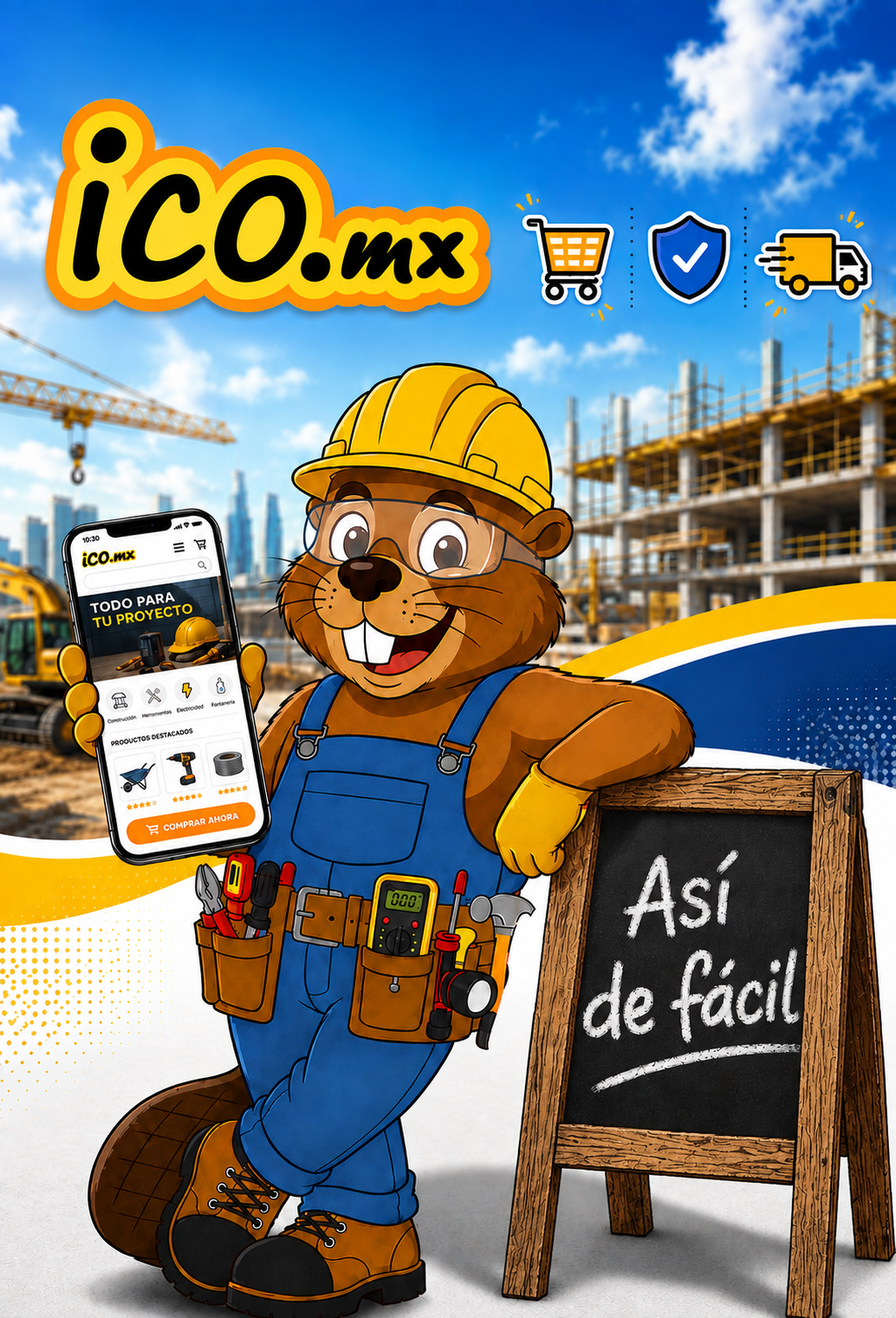 ico.mx | Telecom, fibra óptica y ferretería industrial