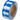 Cinta marcador de tuberías azul flechas blancas 2" x 30 yd | 91423 | Brady