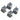 DATRUENCSNCSNRESWJ NCS-NRE-SWJ Kit universal de 4 ruedas para gabinetes