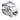 ESTJACLEV6110GRW6 6110G-RW6 Jack UTP Cat 6A 10G blanco