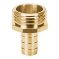 Conector 1/2" macho de latón sólido para manguera | CM-1/2B | Truper