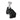 Grapa negra para cable plano de 3 x 6 mm (20 piezas) | GPL5N | Volteck