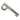 Llave para pedestal cerradura estándar "L01" | LK03009276/P | Metalico