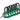 SEGCANBRA123353 123353 Candado de nylon verde arco nylon 1.5", llaves diferentes (6 piezas)