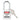 SEGCANBRA143123 143123 Candado de nylon blanco arco de acero 1.5"