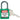 SEGCANBRA143152 143152 Candado de nylon compacto verde arco de aluminio 1"