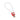 SEGCANBRA146124 146124 Candado de nylon compacto rojo arco flexible 8.50"