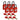 SEGCANBRACPTRED25PLKD6PK CPT-RED-25PL-KD6PK Candados de nylon compacto "SafeKey" rojo arco de plástico 1", llaves diferentes (6 piezas)