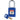 SEGCANBRANYLBLU38STKD NYL-BLU-38ST-KD Candados de nylon "SafeKey" azul arco de acero 1.5"