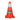 Cono de seguridad naranja reflejante 45 cm | CONO45R | Truper